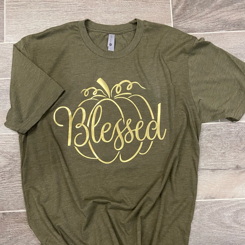 Fall Pumpkin Blessed Shirt